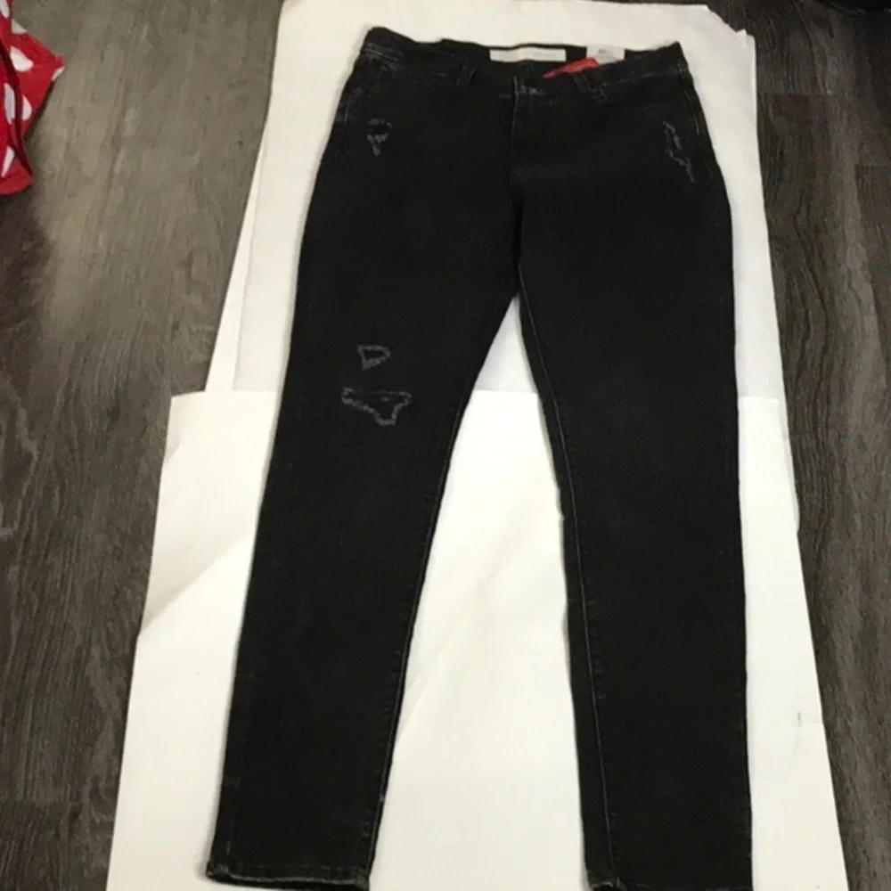 Levi’s Signature Iconic Stretch Super Skinny Girl's Jean Black 18 NEW Classic